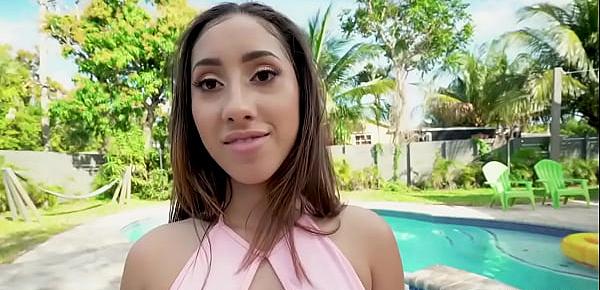  Kira Perez is having outdoor interracial sex with Jax Slayher
